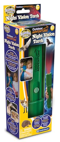 Brainstorm Toys Outdoor Adventure Kids Night Vision Torch – Red Light Preserves Night Vision, Perfect for Outdoor Exploration and Adventures