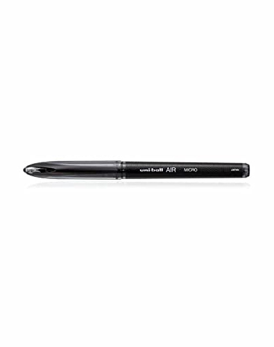 Uni-ball AIR 0.5mm micro rollerball BLACK liquid ink colour x 1 single pen