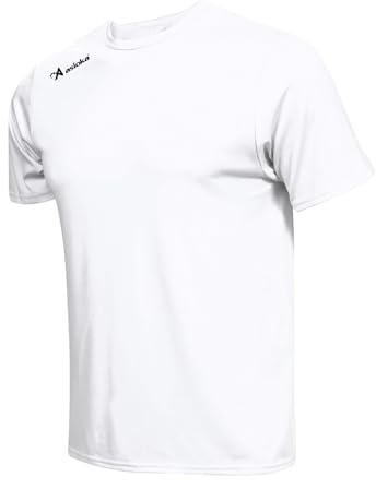 T-Shirt de Sport Unisexe à Manches Courtes pour Adulte Mesh | Vêtements de Sport d'été Respirants à Séchage Rapide | T-Shirts de Gym, d'Entraînement et de Fitness Décontractés