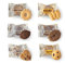 Loison - Biscotti Monoporzione Assortiti in 6 Varietà, 200 Pezzi, Imballati in Confezione Sicura e Resistente Agli Urti.