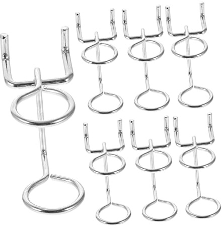 TOPBATHY 10pezzi Rastrelliera Portautensili Anello Per Pannello Organizzatore Per Cacciaviti e Pinze Realizzato in Ferro Robusto Compatibile Pannelli Forati in e Non