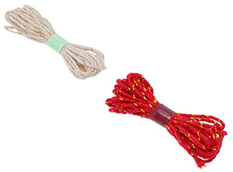 OSALADI Corda Per Confezionare Regali Corda Natalizia Da 2 M Di Lunghezza Per Progetti Artigianali