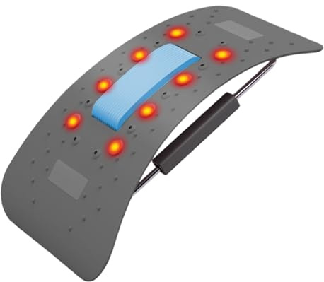 Tabla De Estiramiento Para La Espalda, Masajeador Ajustable de Tracción y Estiramiento, Dispositivo De Lumbar Para Crujidos, Para Mujeres Cervical Gimnasio Casa Viaje Post Entrenamiento