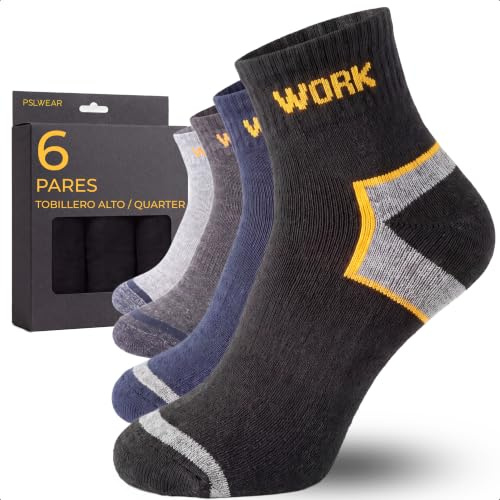 Calcetines Tobilleros Trabajo Hombre Work Socks Cortos