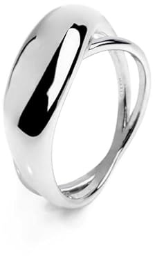 NADIR Anello Donna Marlù 33AN0047-14 doppia fascia Acciaio Silver