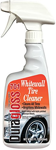 Duragloss 701 Whitewall Tire Cleaner - 22 oz., White