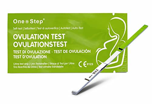 50 Test di Ovulazione One+Step Green Line con Sensibilità ottimale 20 miu/ml I Test di Fertilità per Donne I Ovulation Test I Test Ovulazione