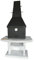 Wellfire Toskana Quatro 4-in-1 Grillkamin - Edelstahl Grillrost (53x38cm), Brot & Pizza backen, grillen, räuchern, Kaminfunktion - Grau-weiss, Stahl, Edelstahl