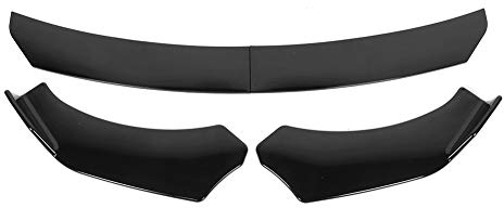Yctze Spoiler Avant, Universel 4 pcs Pare-chocs Avant De Voiture Lip Splitter Ailerons Diffuseur Couverture Protection Kit