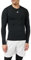 adidas Men's Techfit Training Long Sleeve Tee, Black, L