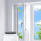 300cm Kit Ventana Aire Acondicionado Portatil Adaptador Cubierta Aislante Aire Acondicionado Aislamiento para Ventanas Sellado Ventana Aislante Kit Puerta Aire Acondicionado Accesorios