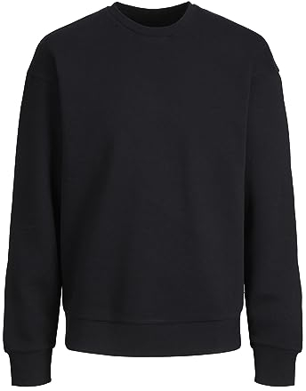 JACK & JONES Male Plus Size Sweatshirt Crew Neck
