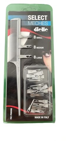 Dielle SELECT MECHES spezial patentiertes Highlights Strähnenkamm - 3 verschiedene Größen - Made in Italien