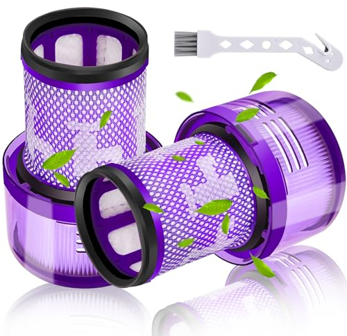 Swetfela 2 Stück V12 Filter für Dyson Filter, V12 Filter für Dyson 12 Slim Vacuums, Dyson V12 Detect Slim, Ersatzfilter Dyson v12 Absolute, Ersetzen Sie#971517-01