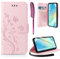 AROYI Case Compatible with Samsung Galaxy A16 5G/4G Case,Wallet Case PU Leather with Card Slots Folding Stand Magnetic Protect Flip Cover for Samsung Galaxy A16 5G/4G Pink