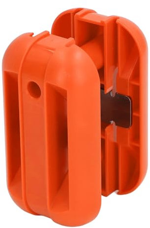 Bordatrice manuale a doppio bordo con lame in carburo di tungsteno Pialla a mano Bordatrice per bave (Arancia)