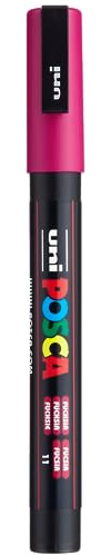 uni-Ball POSCA PC-3M – 1,5 mm markör med fin spets – fuchsia