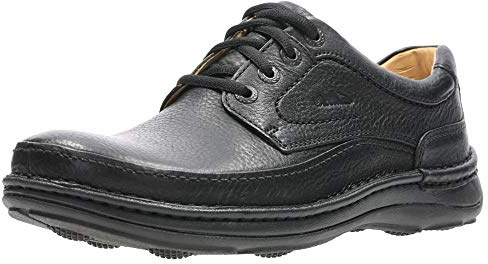Clarks Nature Three Mens Casual Shoes 42 EU Schwarz