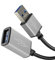 KabelDirekt – USB A 3.0 Verlängerungskabel – 1m (Stecker USB A auf Buchse USB A, geeignet für alle USB A Anschlüsse, schwarz/space grey) – PRO Series