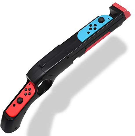 FYOUNG Shooting Games Gun Controller Kompatibel mit Nintendo Switch/Switch OLED, Ersatz Joy Cons Handgriffe für Splatoon 2 / Splatoon 3 und Switch Shooting Games