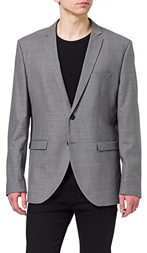 JACK & JONES Herren Jprsolaris Blazer Noos Anzugjacken, Light Grey Melange, 54