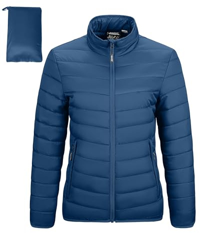Outdoor Ventures Women's Packable Puffer Jacket Lightweight Quilted Jacket