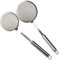 2 Pezzi Schiumarola Acciaio Inox, Schiumarola per Fritti, Colino Acciaio Inox, Ragno Cucina, Set di Cucchiai per Schiumarola con Filtro per Cucinare, Friggere, Arrostire, Pasta o Gnocchi in Cucina