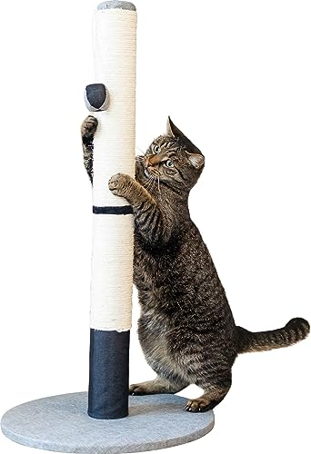 Kerbl Pet Kratzsäule Opal Pro grau/schwarz 40x40x80cm