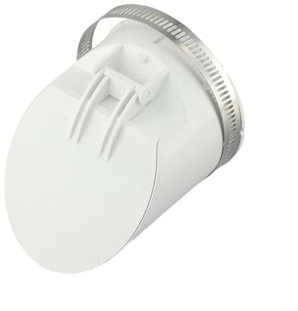 Clapet anti-retour pour tuyau de vidange - Bouchon de tuyau d'eau de pluie - Pour canalisations extérieures et balcons et jardins - Différents systèmes de drainage au sol (75 mm)