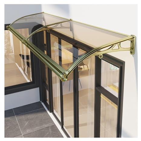 UV-Resistant Door & Window Awning, 100.1 x 61 cm, Weatherproof Canopy for Homes & Businesses, Excellent Sun Protection for Entrances & Facades