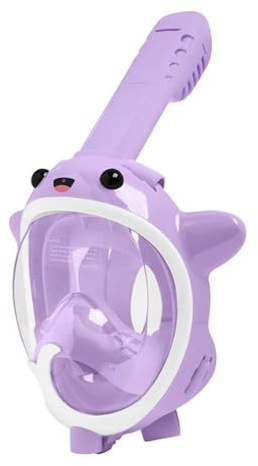 Oxtxuzdm Bambini Bambini Snorkeling Con Vista Panoramica 180 Gradi Pieghevole Dry Top Boccagli Full Face Snorkeling Snorkeling Full Face Snorkel Per Il Bambino