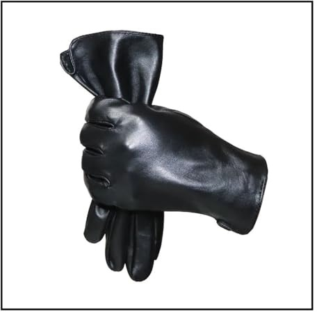 WMAMBZNDHP Guantes Finos sin Forro for Hombre y Mujer, for Primavera, otoño e Invierno, for Motociclismo, Pantalla táctil(Male,9.5)