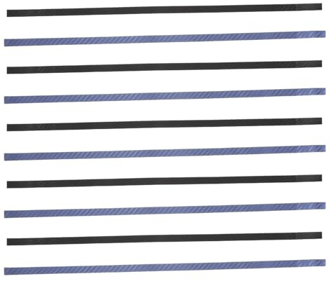 BESPORTBLE Lot de 10 Bandes adhésives de Protection de Bord (0,8 cm) pour Raquettes de Tennis de Table - Bande de Protection en Tissu PU - Accessoire idéal pour la Maison et Le Club.