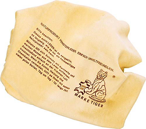 HP-Autozubehör 10065 Natur-Fensterleder, 1a Qualität Schafleder 65x42cm