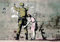 Banksy Poster Soldat und Mädchen (59cm x 42cm)