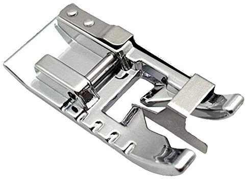 Stitch in Ditch Foot Presser Foot Edge Joining Foot Sewing Machine Presser Foot - Fits All Low Shank Snap-On Singer, Brother, Babylock, Janome, Kenmore, White, Juki, New Home, Simplicity, Elna