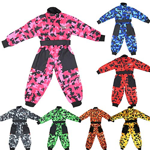 Zorax Intérieur doux/extérieur durable CUB Enfants Motocross CAMO Costume Enfants Moto Moto Course Vêtements Enfant ATV Karting Costume Globalement