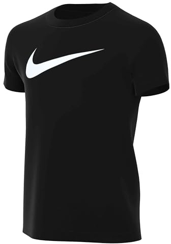 Nike Sweat à Capuche de Football Zippé en Molleton pour jeunes Unisexe - Noir/Blanc - Taille S