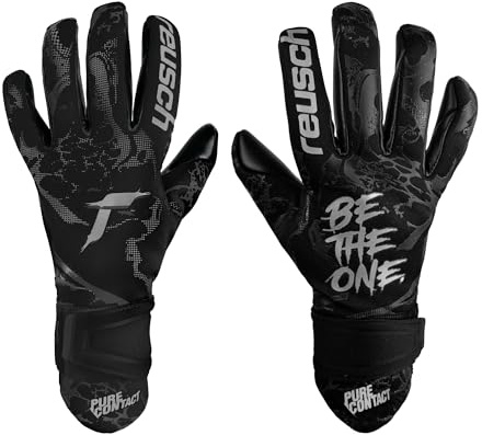 Reusch Guanti da portiere per bambini e ragazzi | presa resistente e vestibilità sicura | traspiranti | per allenamenti e partite | erba naturale, erba sintetica e campi in terra battuta | Taglie 4-7