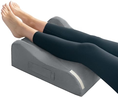 Leg Elevation Kissen, Memory Foam Bein Elevating Support Keil Kissen zum Schlafen, Lesen, Ruhe