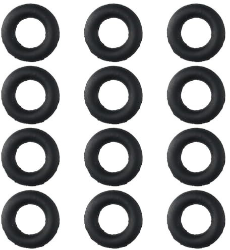 YYlingx 12Pcs Rubber Rings, Black Sewing Machine Bobbins Rings Sewing Machine Accessories for Old Style Household Sewing Machine