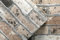Vintage Brick Wall Textured Wallpaper, Light Brown Faux 3D Effect Brick Stone Pattern Wall Paper, Non-Woven Retro Rustic Living Room Feature Walls Adult, 53 cm x 9.5 m Roll