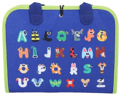 Alomejor Montessori Busy Board, Jouet Éducatif pour Enfants, Conseil Sensoriel pour Développement de la Motricité Fine, Adapté aux Enfants de 0 à 6 Ans, École, Voyage et Cadeau