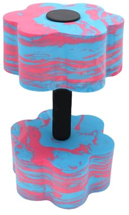 Zenlir Haltères de piscine en mousse EVA, équipement d'aérobic, haltères aquatiques pour piscine, fitness, aérobic, haltères à main