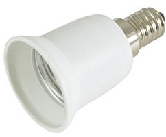 Lyyt | Lamp Socket Converter | E14 to E27 Fitting | Edison E14 to Edison E27 Adapter | Light Bulb Socket Converter | Lamp Bulb Adapter for LED, Halogen, CFL | UK Standard