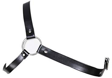HOT DREAM Ceinture de poitrine réglable en cuir pour homme - Noir - Taille Unique