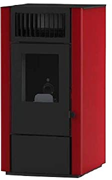 PUNTO FUOCO Stufa a pellet modello DORA 9,5 kW (rosso)