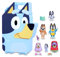 Bluey - Collector Case with Figures, Collection Box of the Puppy 6 Artigulated Figures of the Children's Drawing Series and 4 Accessories, for Boys and Girls +3 Years, Famous (BLY52000)
