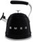 SMEG Retro Stovetop Whistling Kettle – 2.4Q (Black)