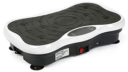 Belfoyer Reject Fat Swing Fitnessgerät, Vibrationsplatte, 3 Farben, geeignet für Wohnzimmer und Fitnessstudio (Schwarz und weiß)